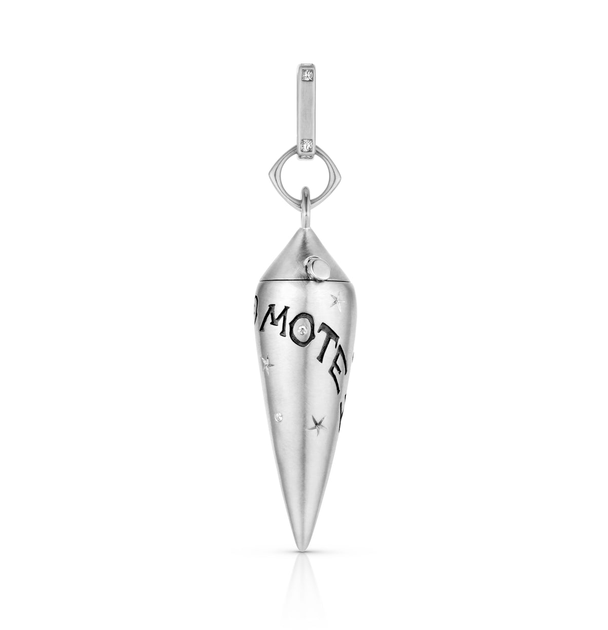 So Mote It Be Pendulum | White Gold