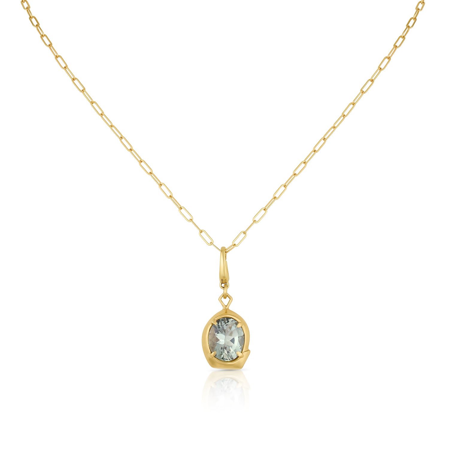 Ouroboros Amulet Oval Cut