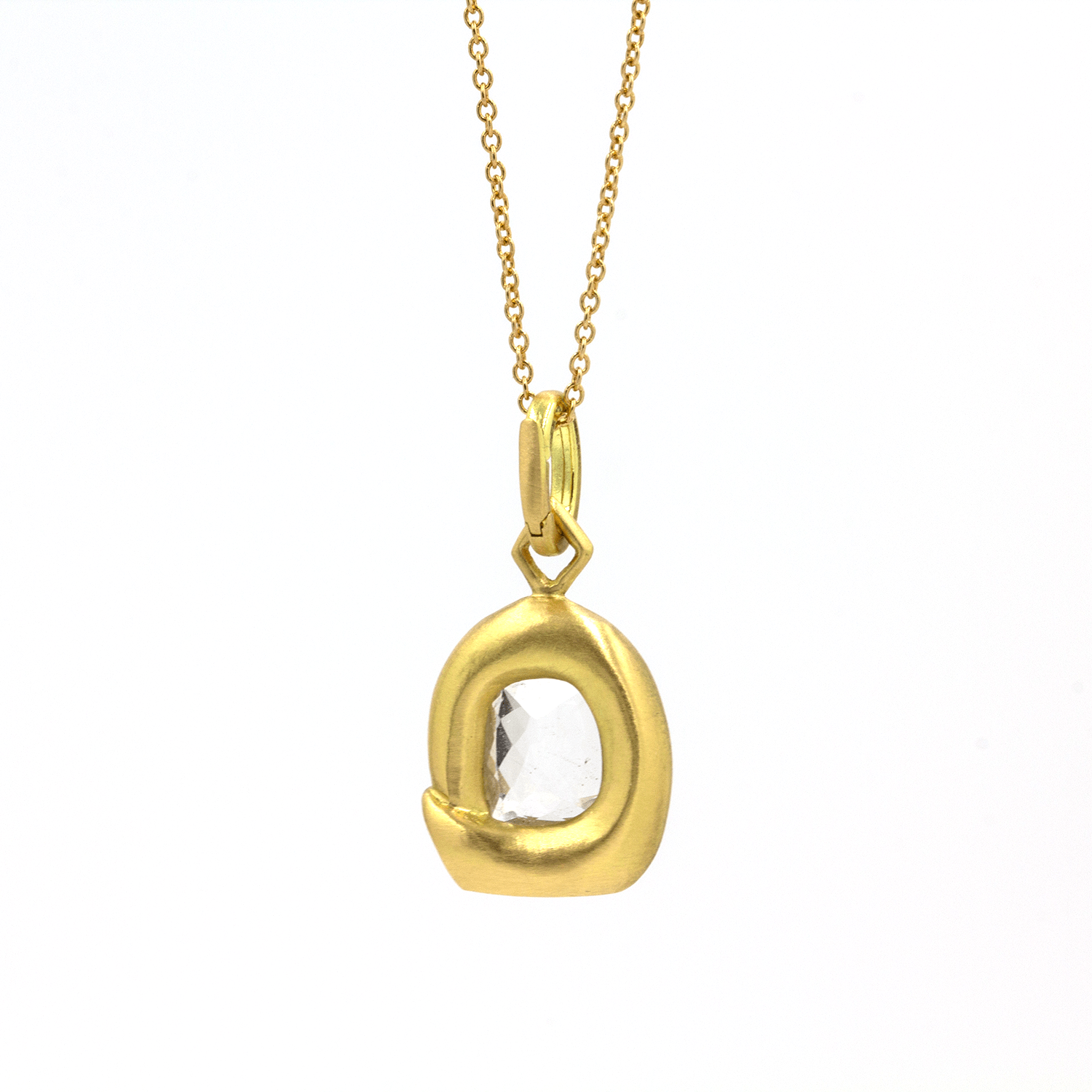 3.40ct Phenakite Ouroboros Amulet | cushion cut - 12th HOUSE