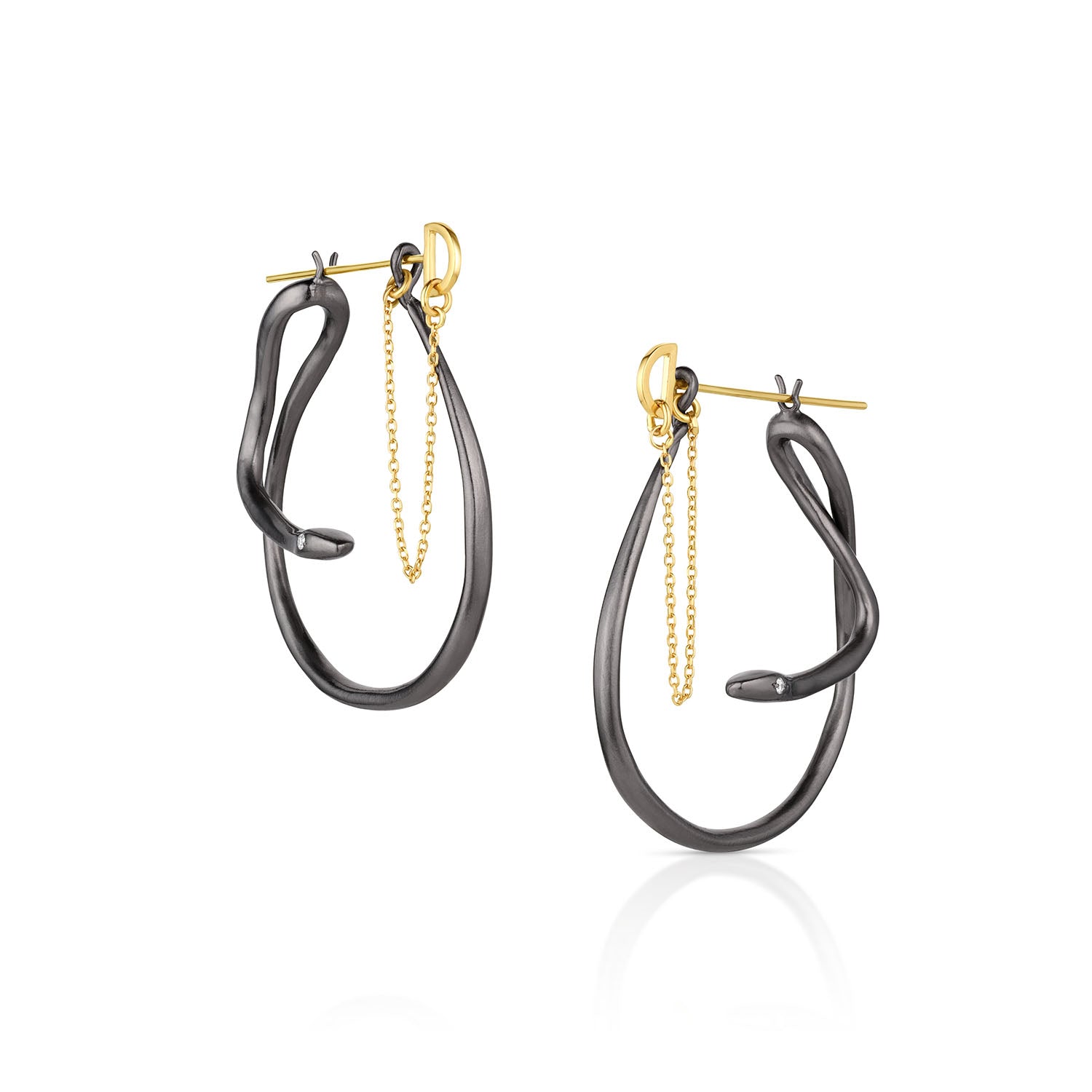 Archive | Serpentine Hoop earrings - 12th HOUSE