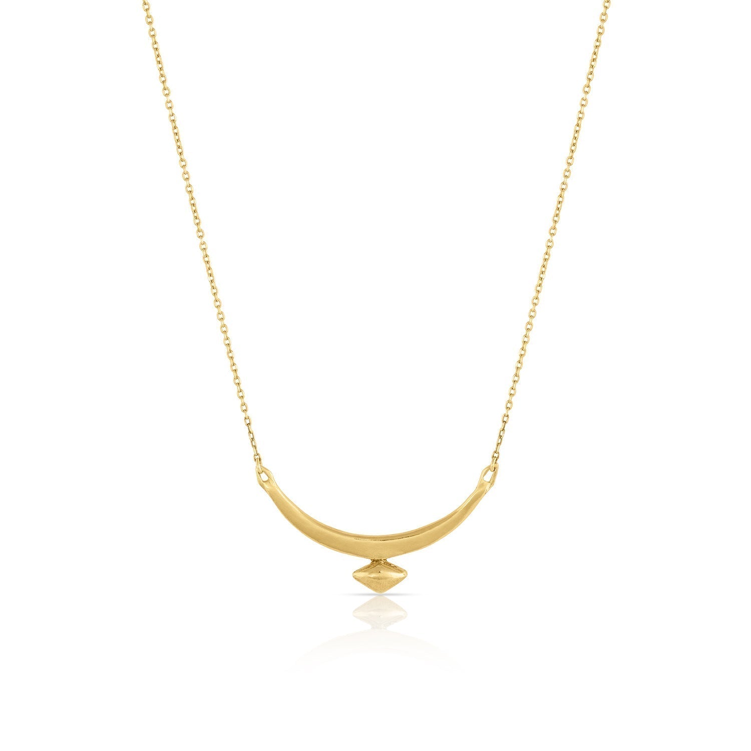 Crescent Moon Necklace - 12th HOUSE