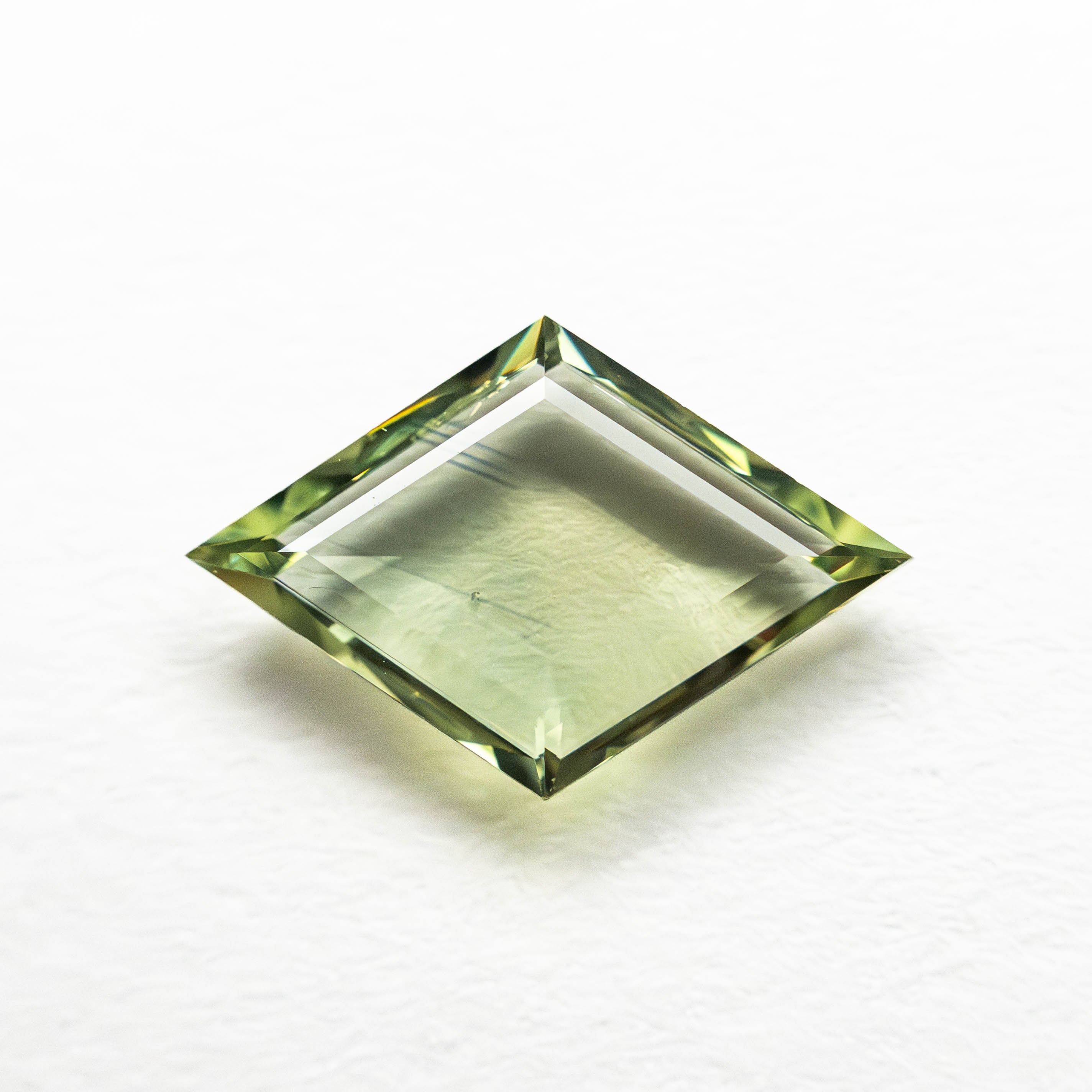 Green Kite step - cut sapphire - 12th HOUSE