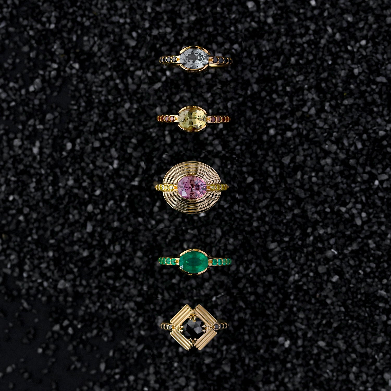 Mare Nubium Sapphire engagement ring - 12th HOUSE