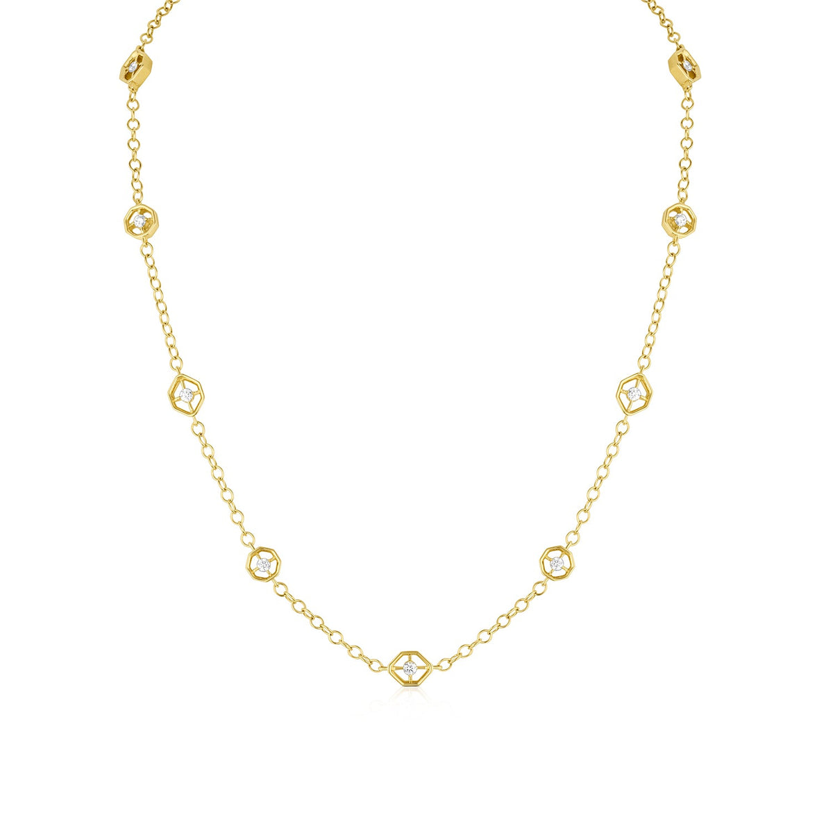 Midheaven Diamond Station Necklace - 12th HOUSE