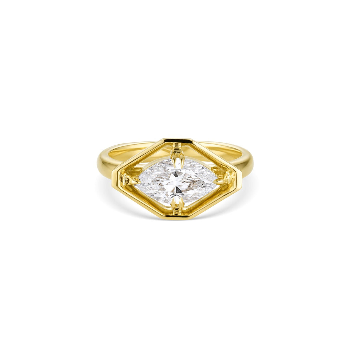 Midheaven Marquise Diamond Ring - 12th HOUSE