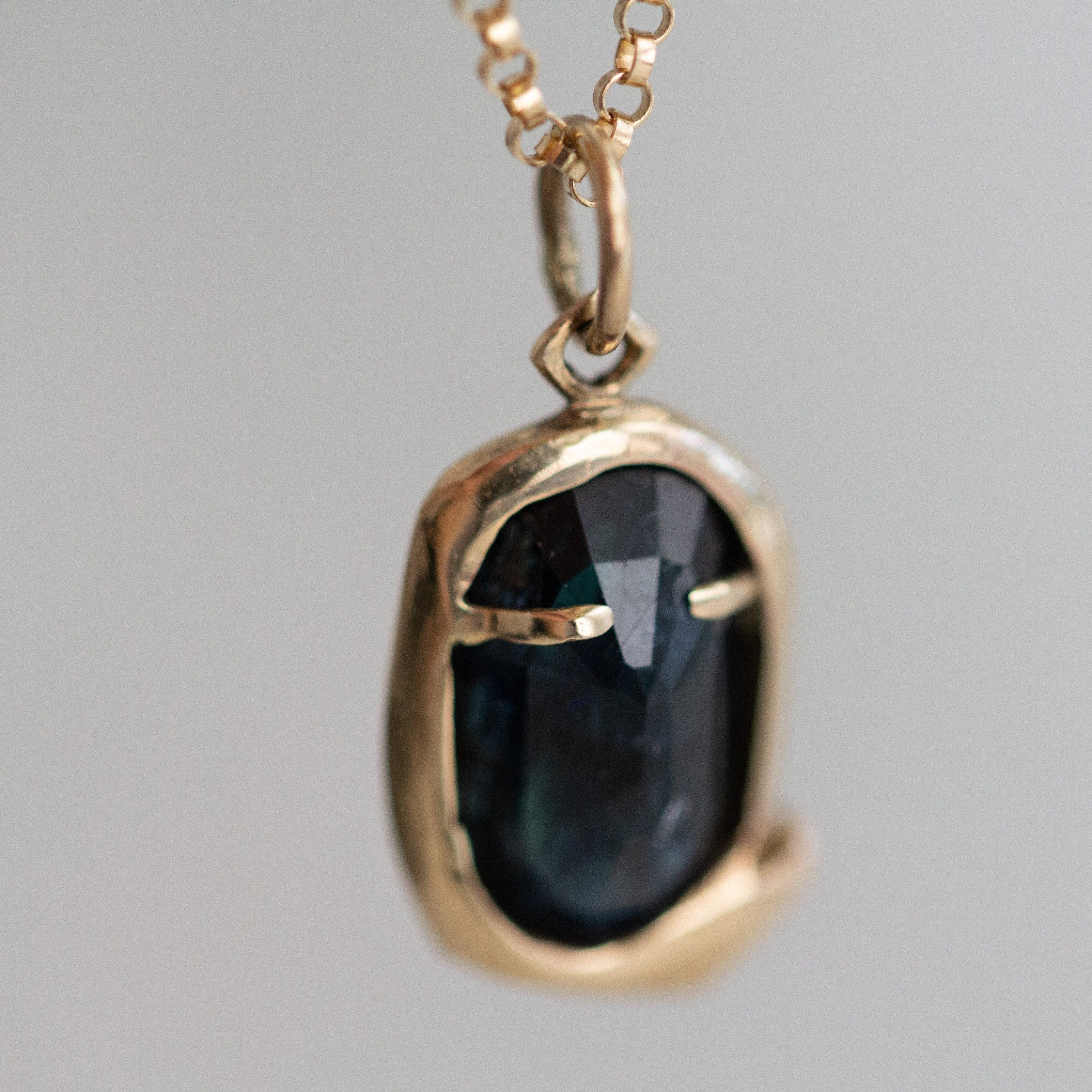 Sapphire ouroboros Charm - 12th HOUSE