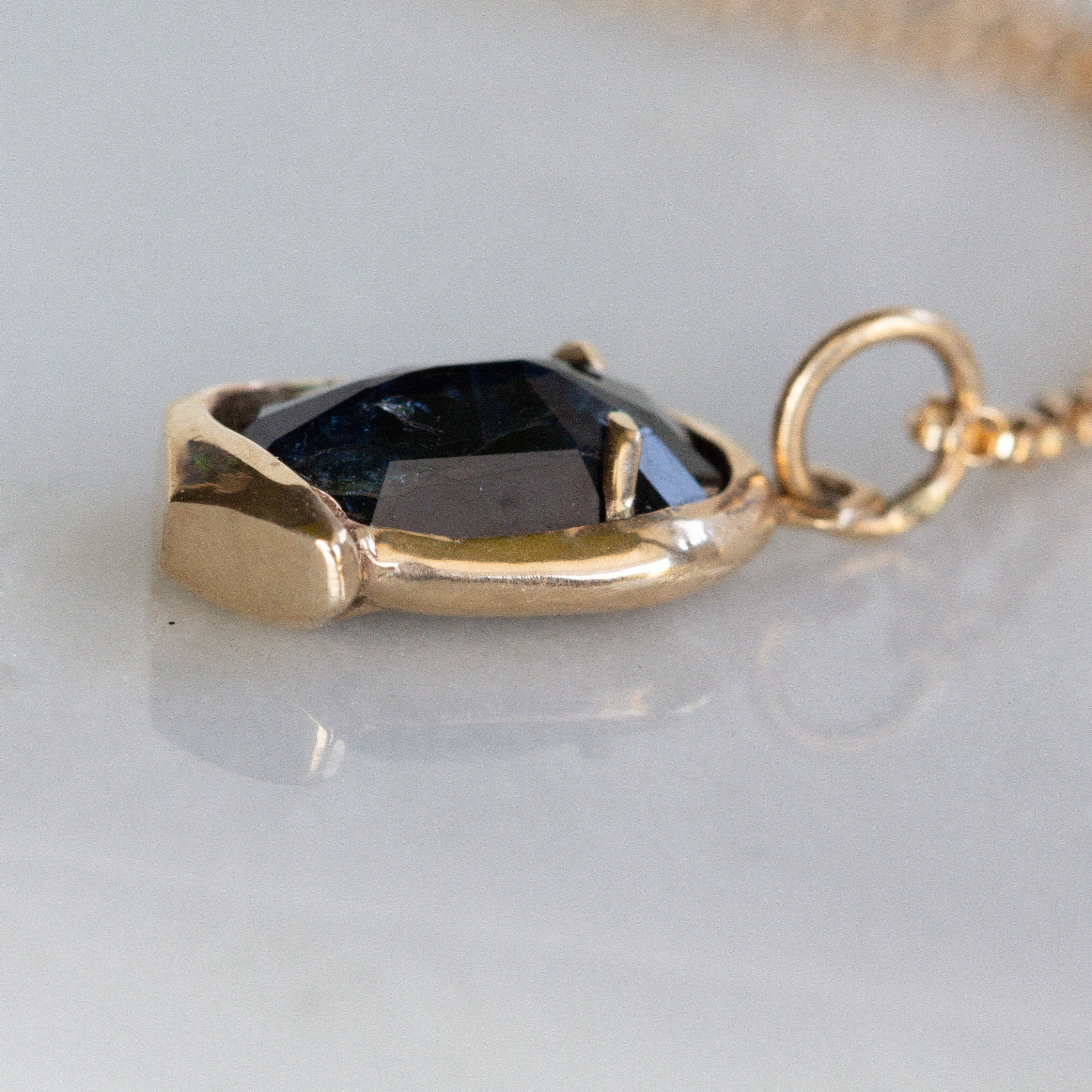 Sapphire ouroboros Charm - 12th HOUSE