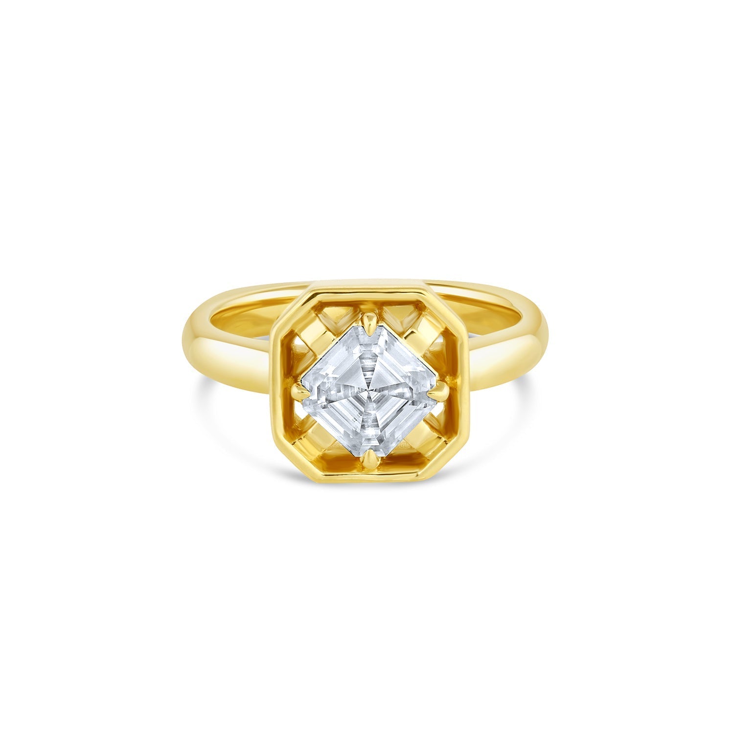 midheaven collection engagement ring Midheaven Asscher engagement ring
