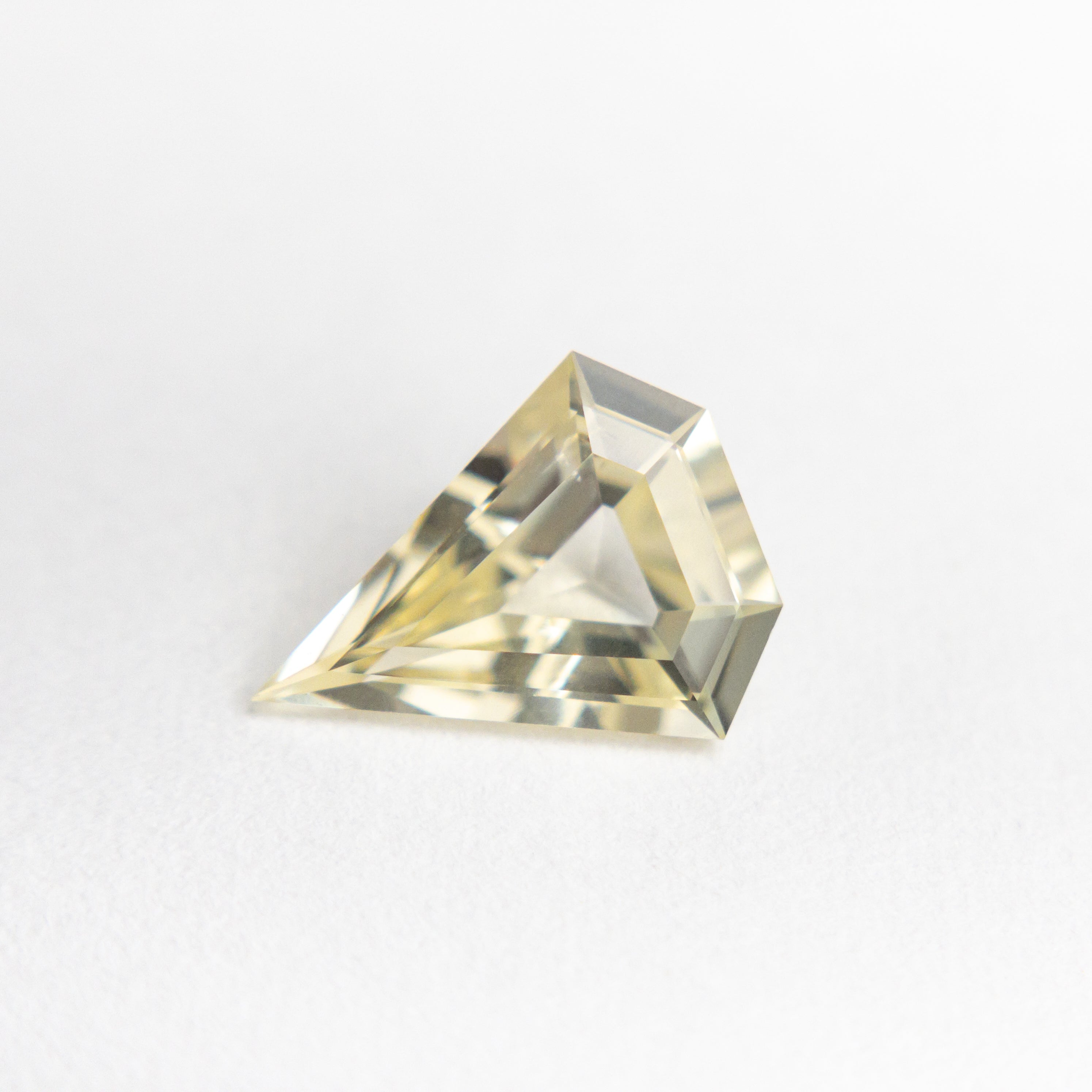 1.05ct Yellow shield cut sapphire - 12th HOUSE