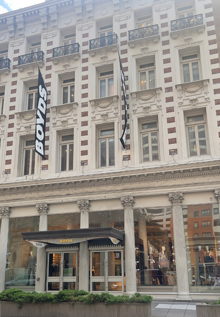 Boyds storefront, 12th HOUSE trunk show, September 2026