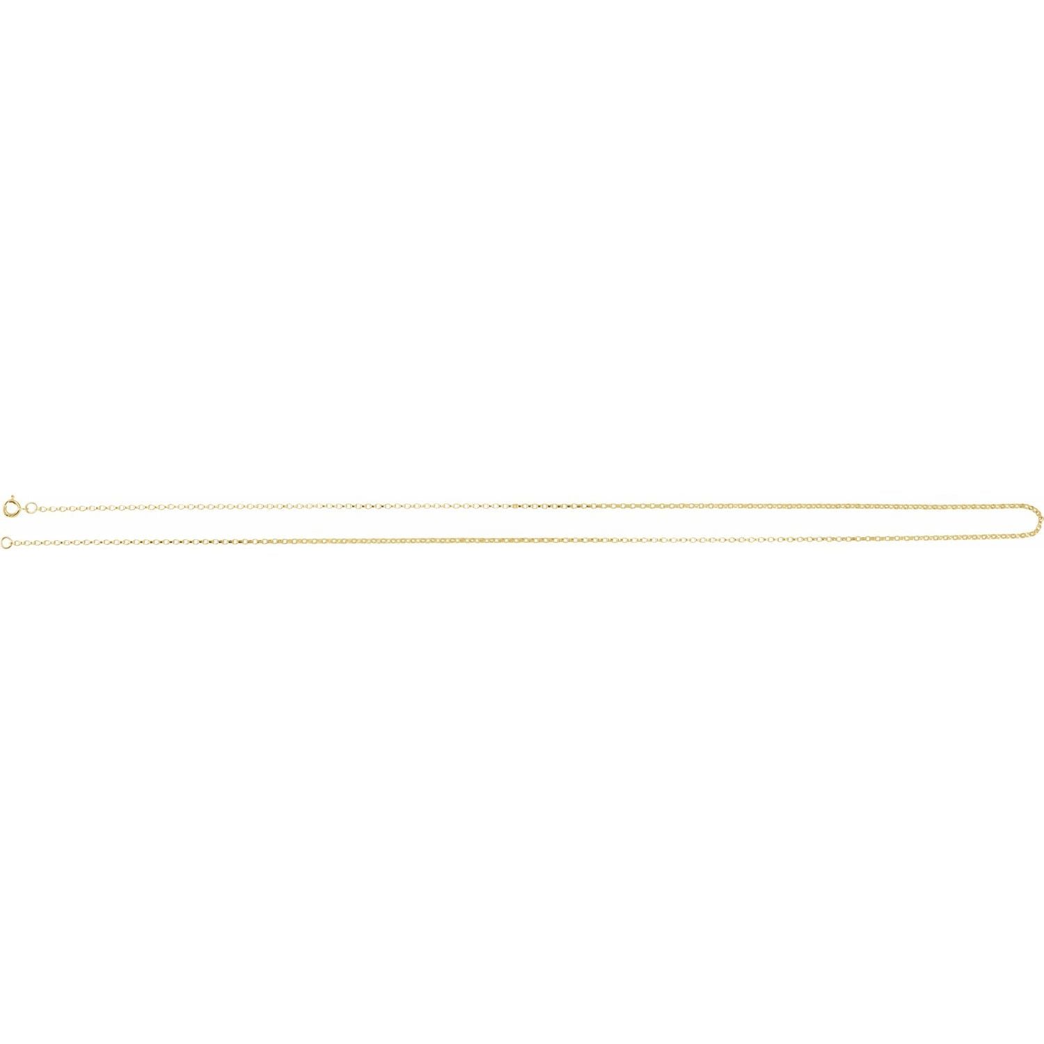 14k gold Rolo chain - 12th HOUSE