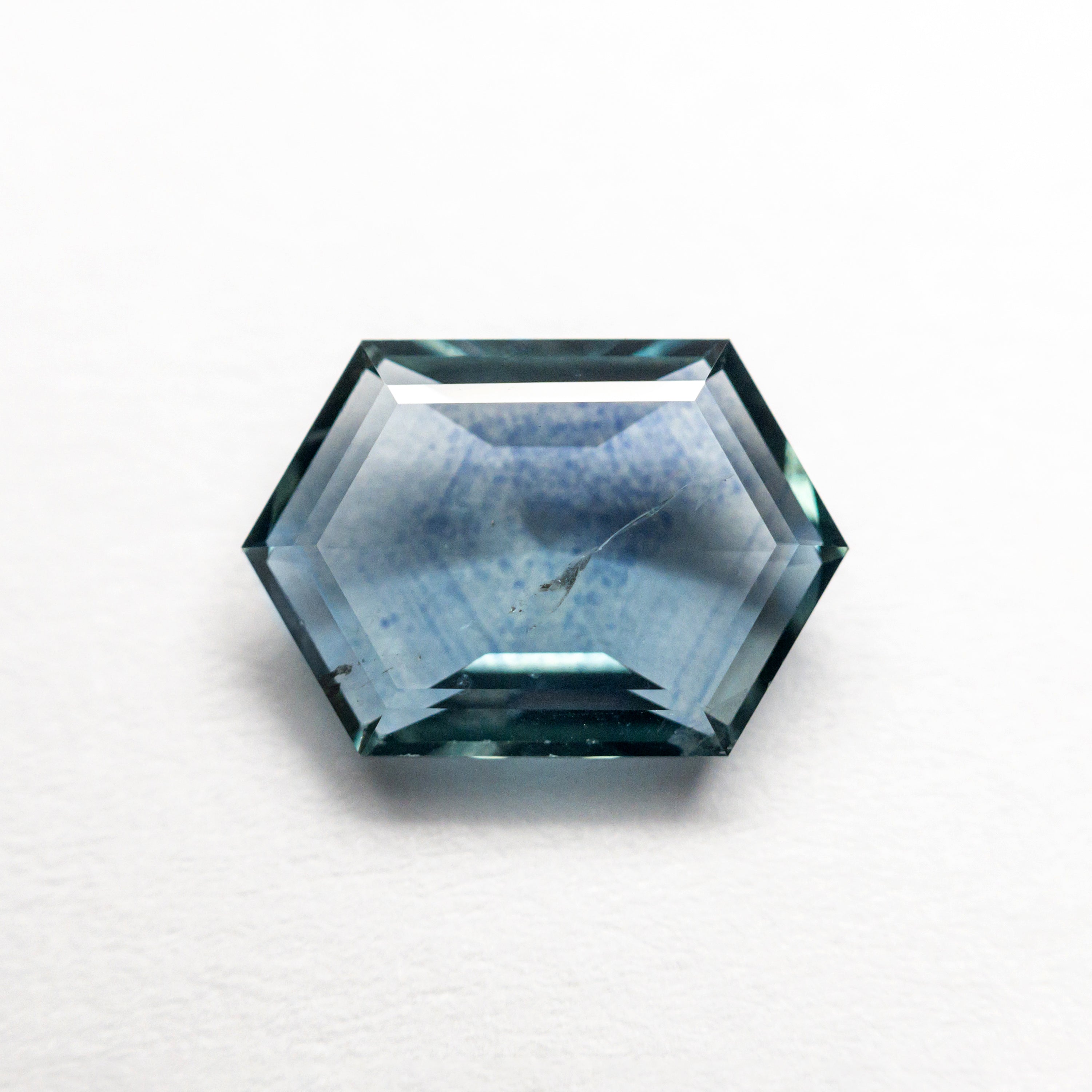 1.55ct Hexagon Rose Cut Sapphire - 12th HOUSE