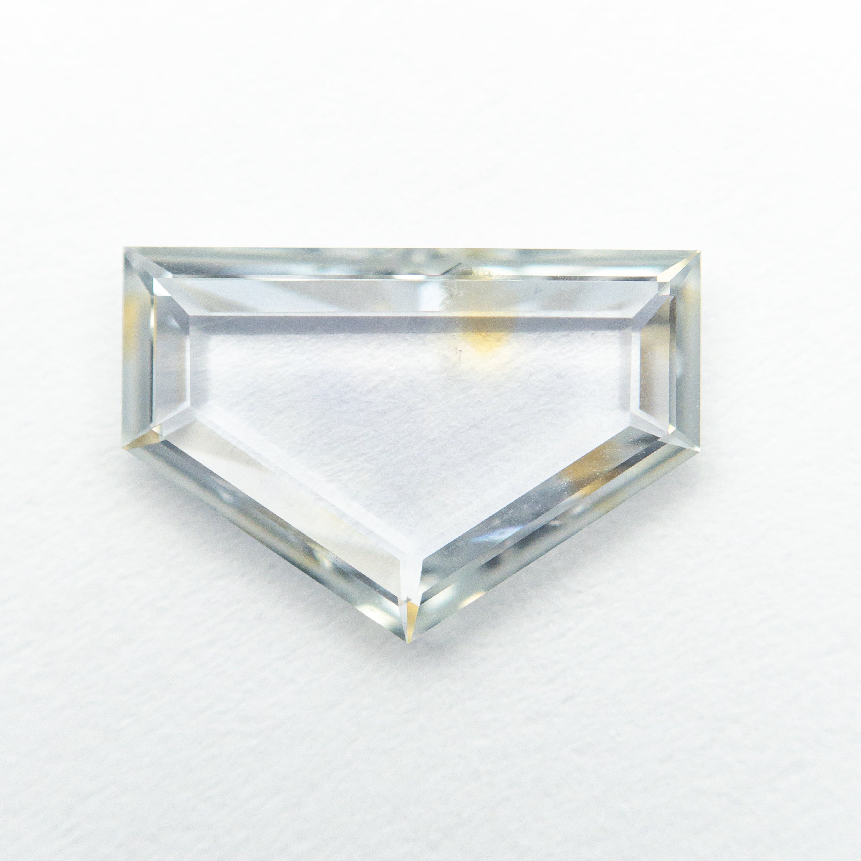 1.62ct White Shield Portrait cut Sapphire - 12th HOUSE