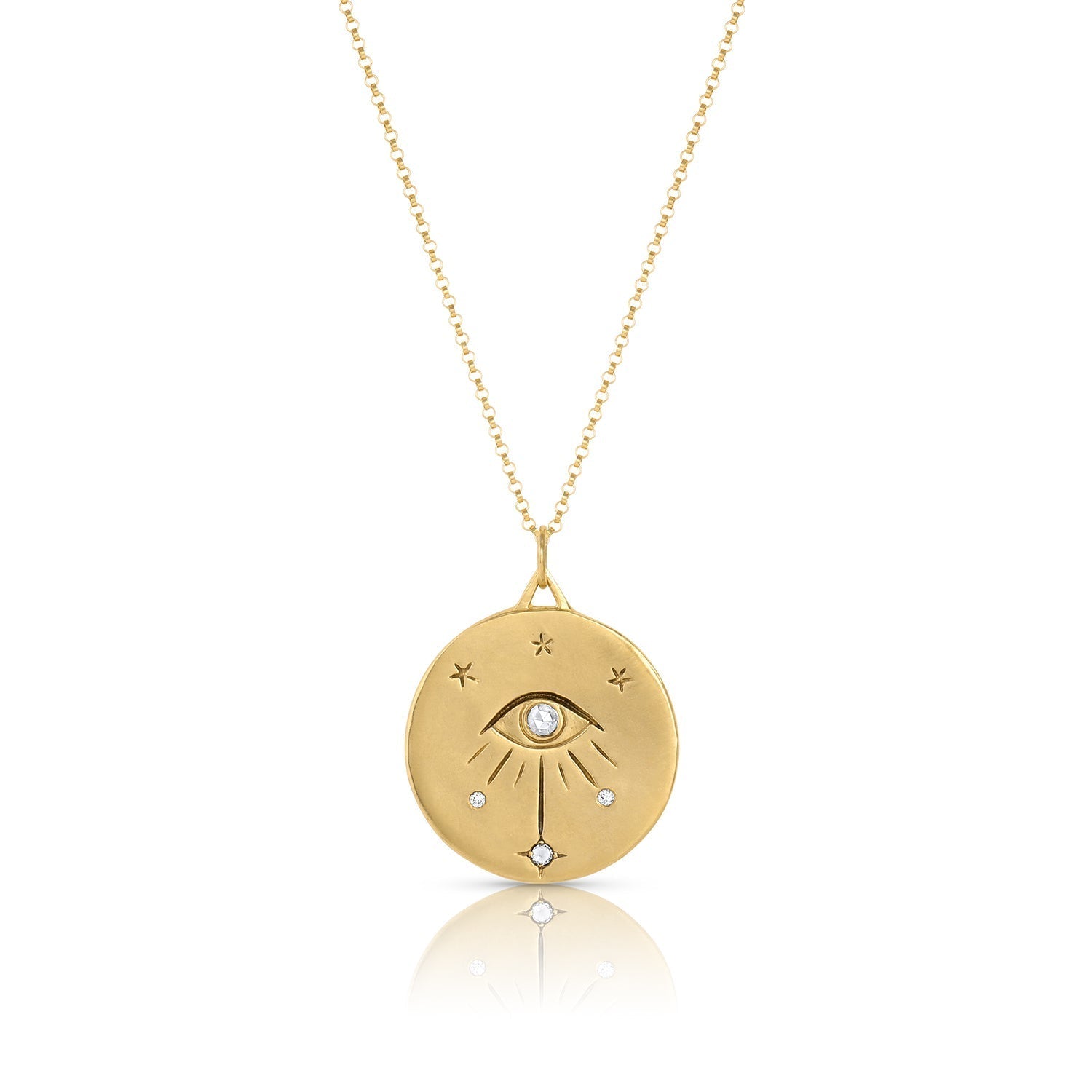 archive | All Seeing Eye Protection Amulet | white diamonds - 12th HOUSE