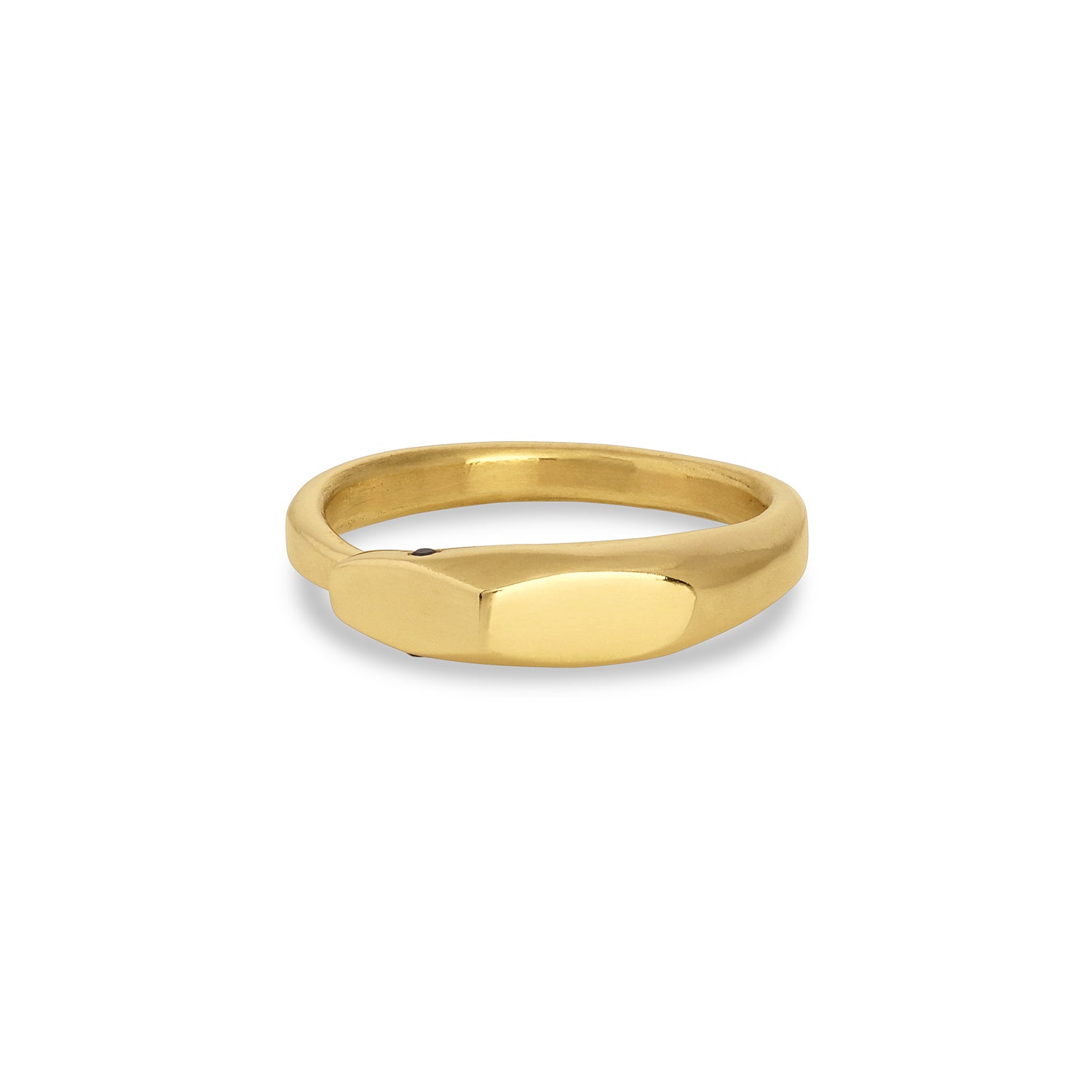 archive | Size 7.25 | Gender Neutral Ouroboros Ring || black diamonds - 12th HOUSE