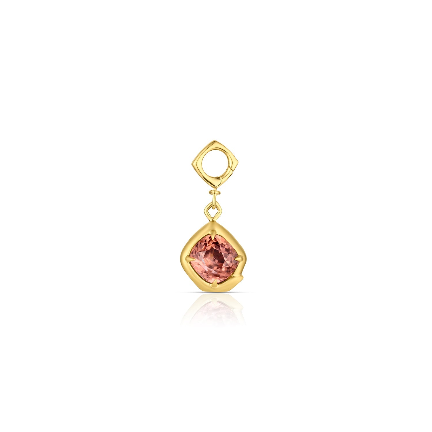 Blush Zircon Ouroboros Amulet - 12th HOUSE