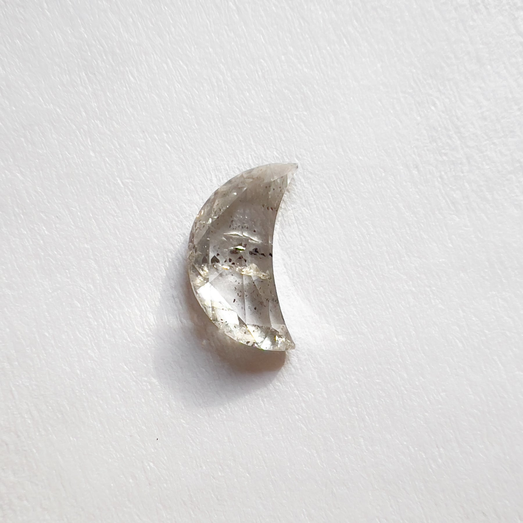 Gahcho Kué Crescent Moon rose cut diamond - 12th HOUSE