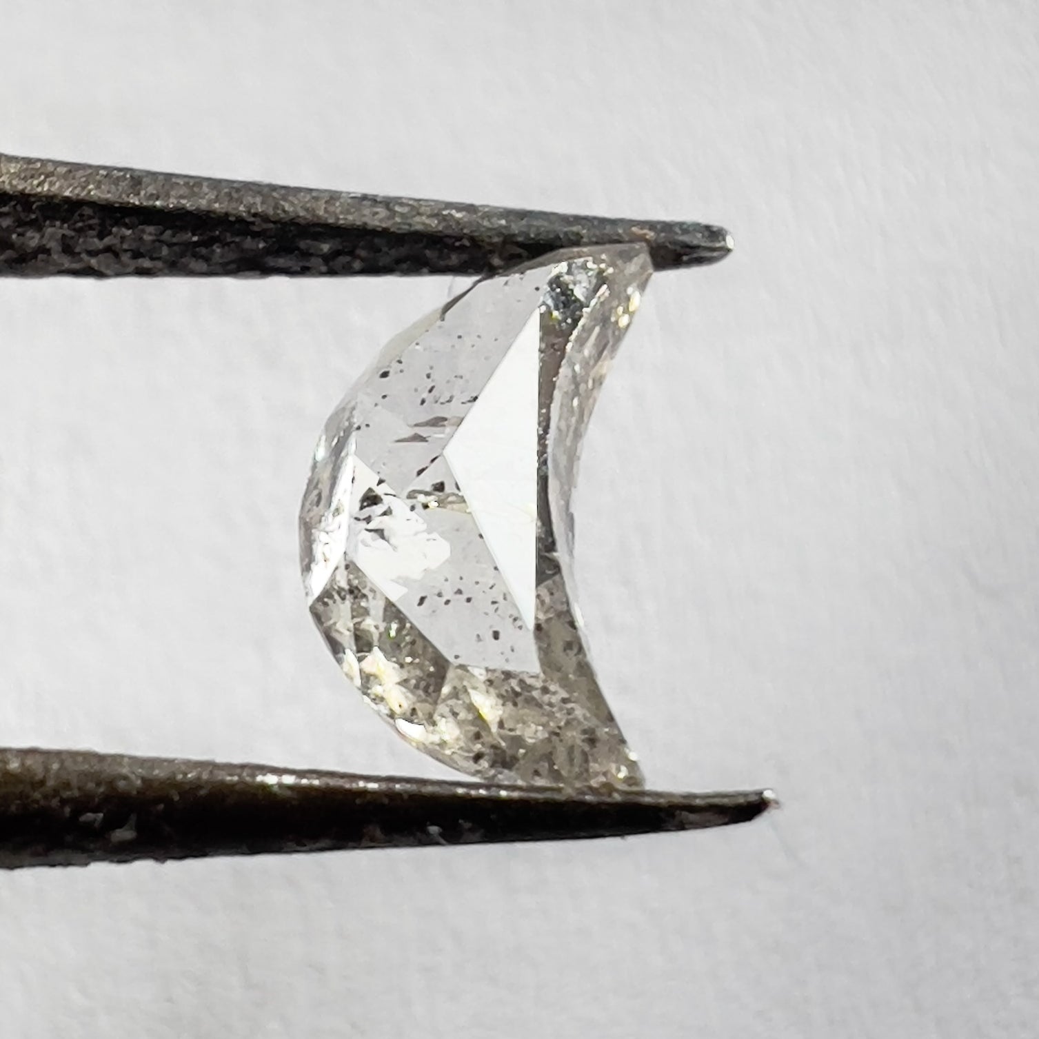 Gahcho Kué Crescent Moon rose cut diamond - 12th HOUSE