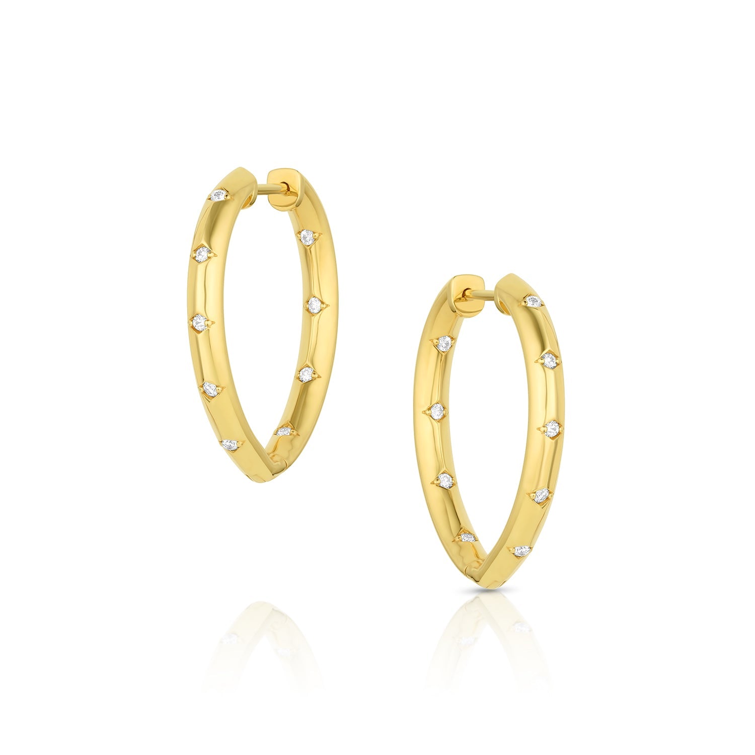 Hilma hoop earrings 30mm - 12th HOUSE