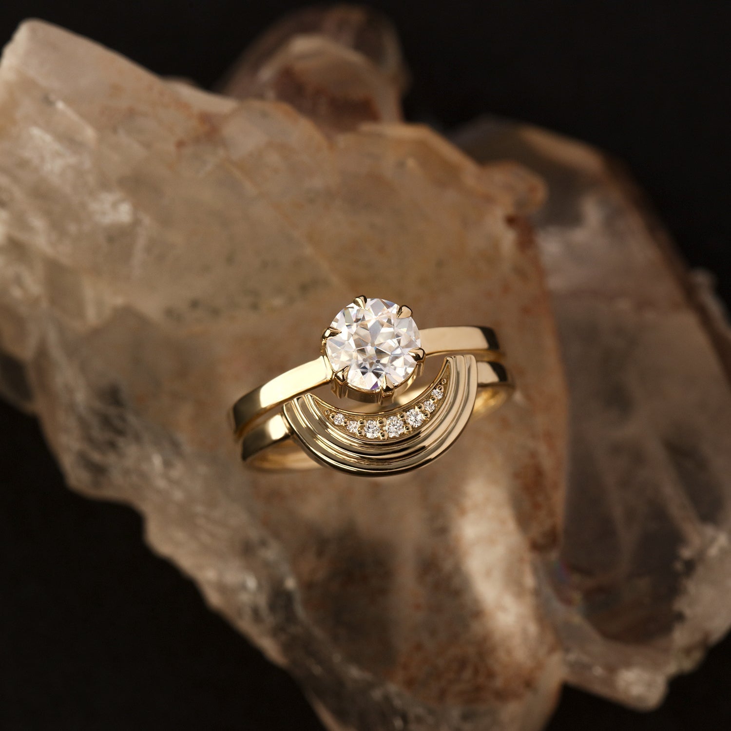 Midheaven Juno engagement ring - 12th HOUSE