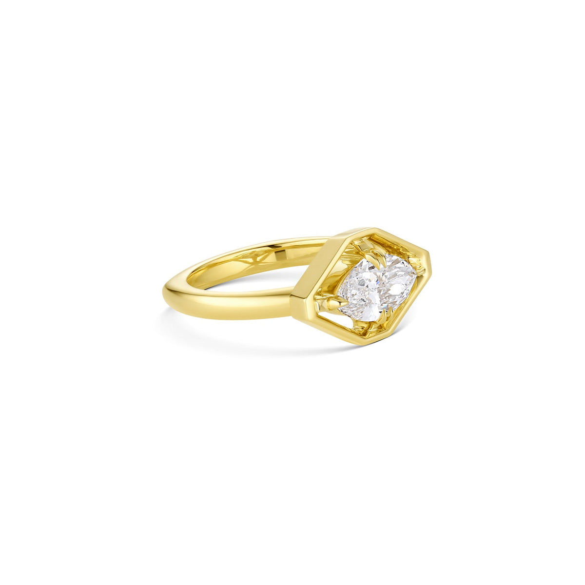 Midheaven Marquise Diamond Ring - 12th HOUSE