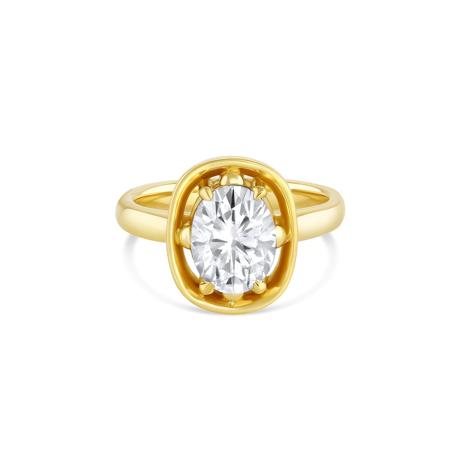 Midheaven Oval engagement ring - 12th HOUSE