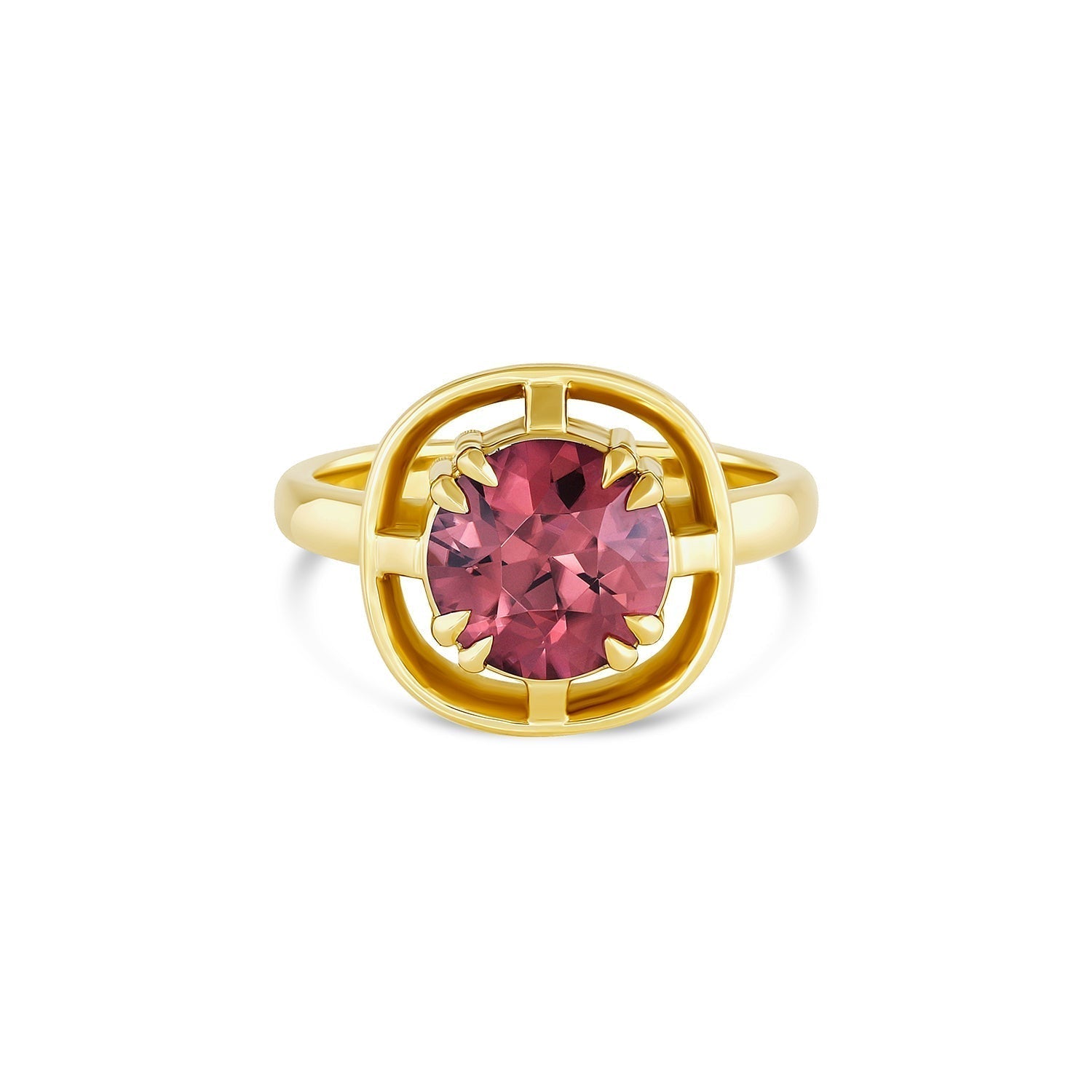 Midheaven Red Zircon ring - 12th HOUSE