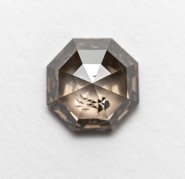 OUROBOROS PENDANT with OCTAGONAL DIAMOND | custom project - 12th HOUSE