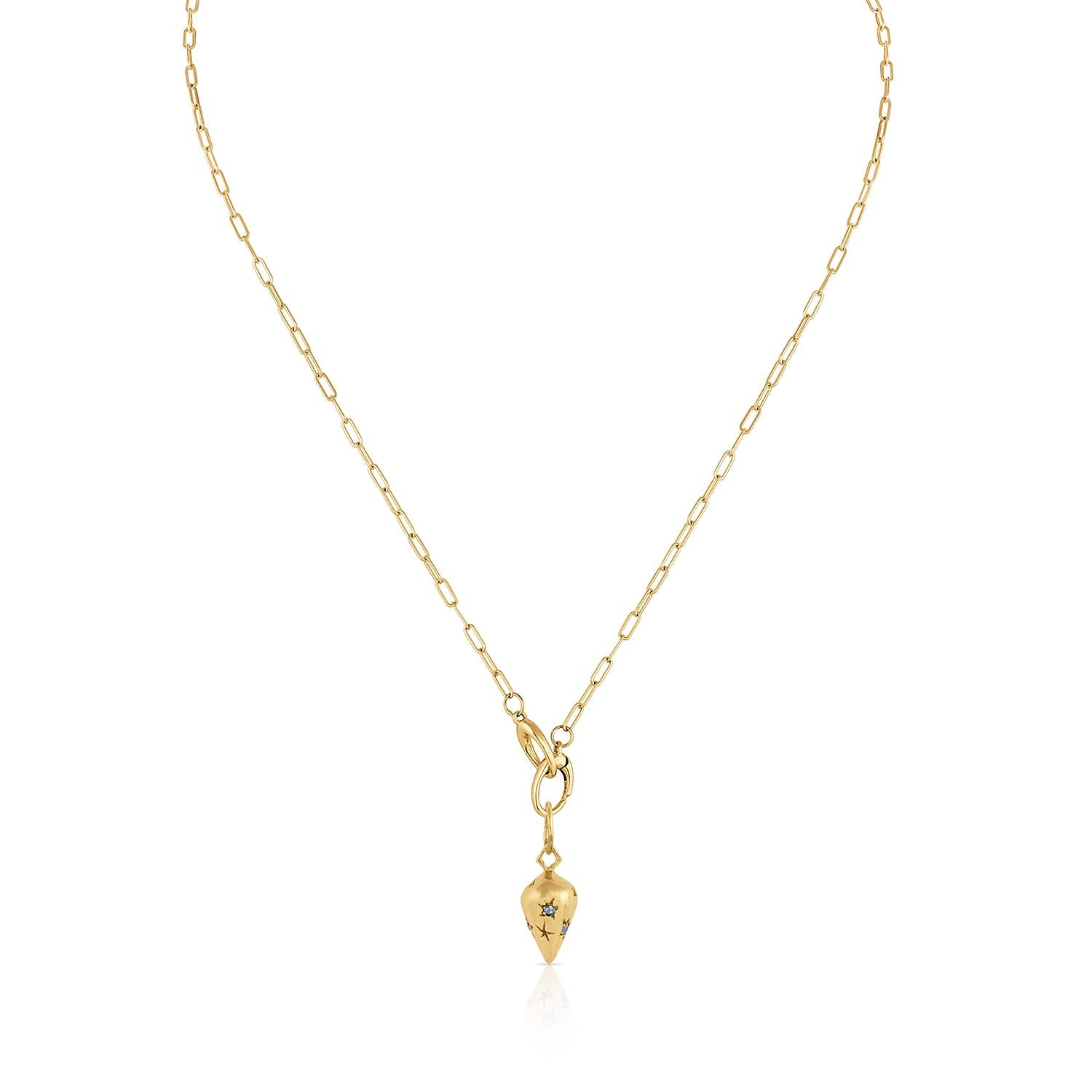 Pendulum Talsiman necklace | sapphires - 12th HOUSE