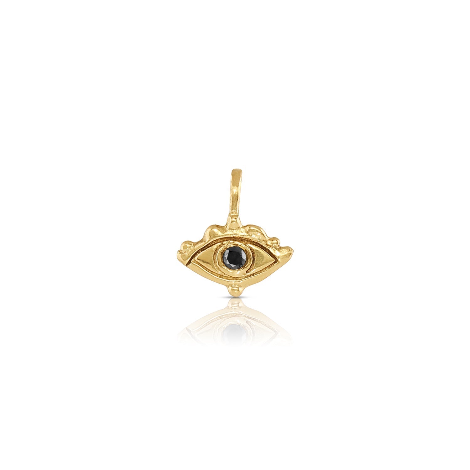 Petite Third Eye Charm || black diamond - 12th HOUSE