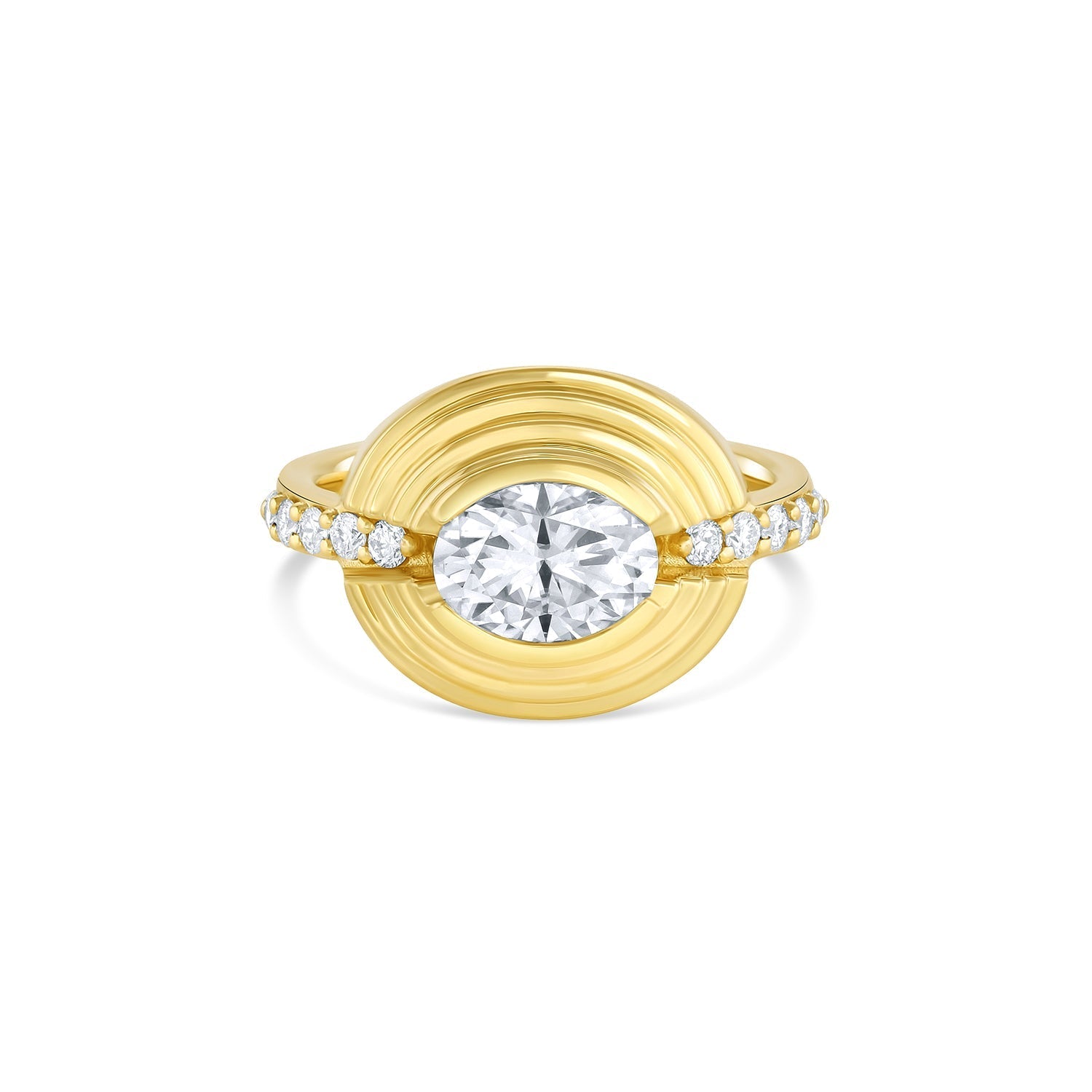 Radiant Oval engagement ring - 12th HOUSE