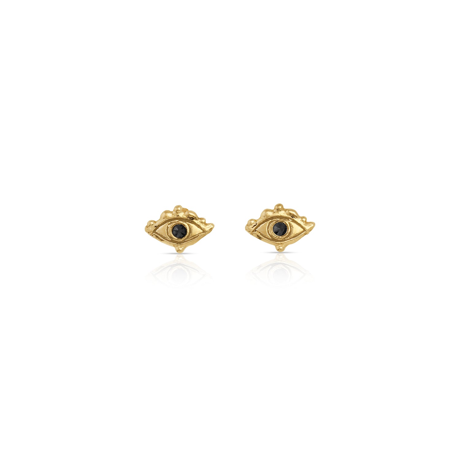 Third eye studs || black diamonds - 12th HOUSE