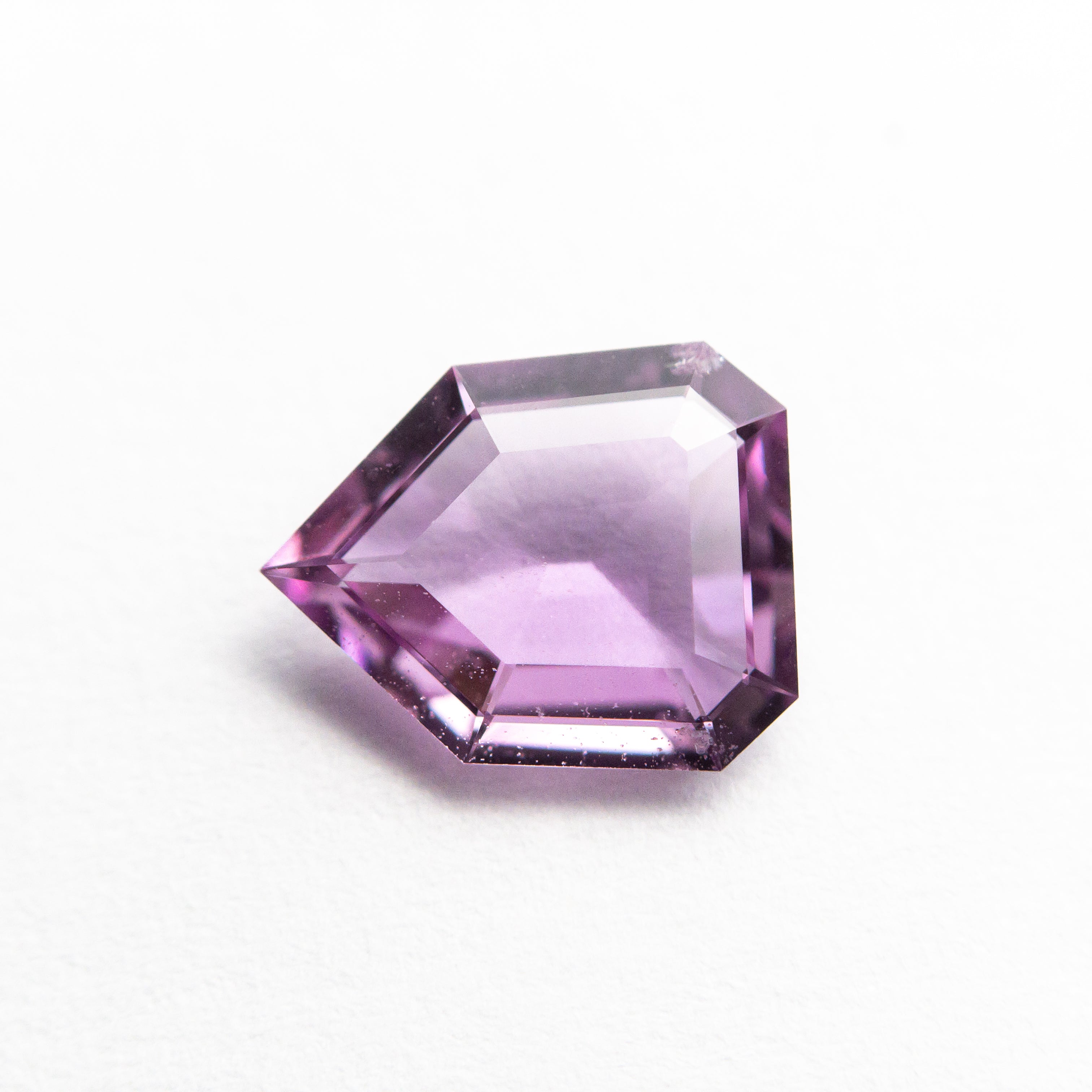 12th HOUSE loose gemstone 1.09ct Pink shield step cut sapphire