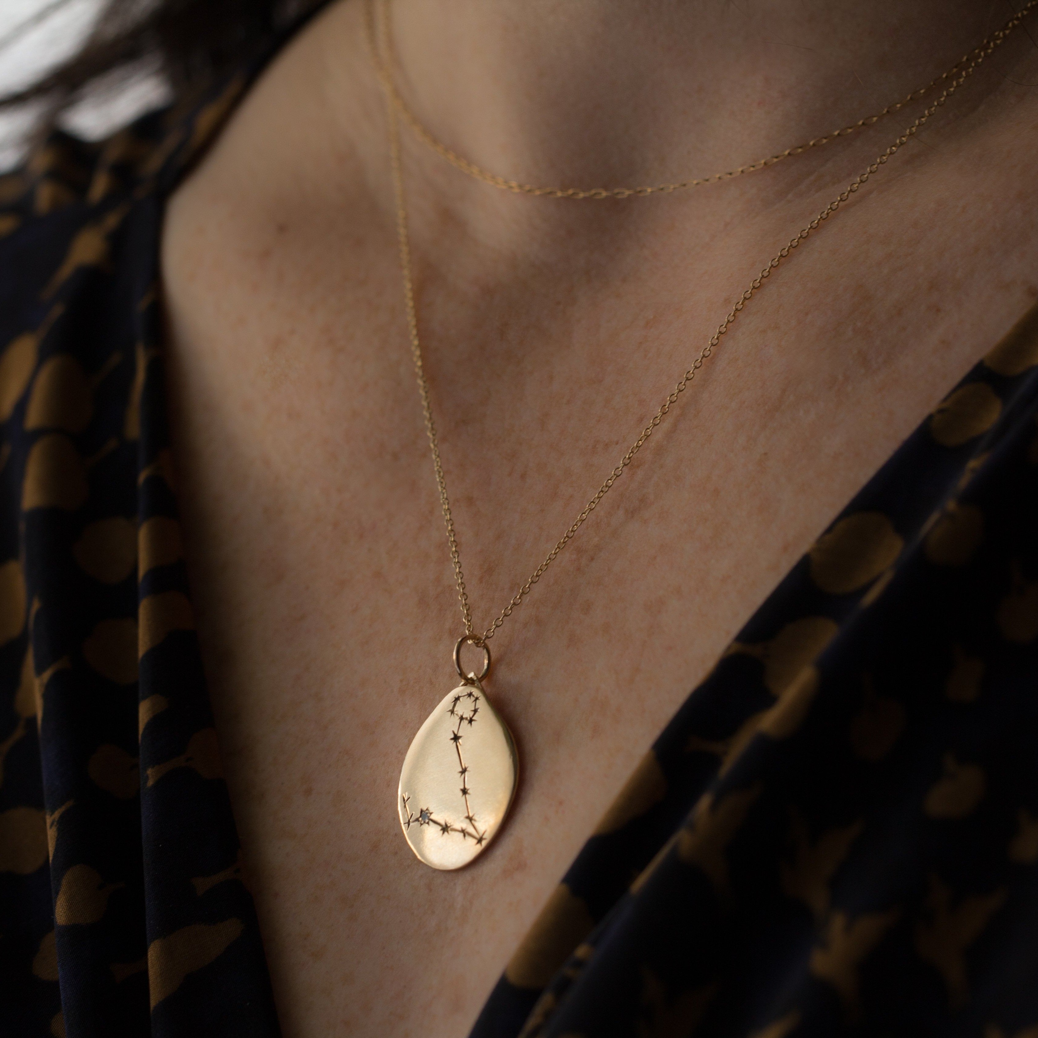 Zodiac sign necklace | Natalie Barat Design