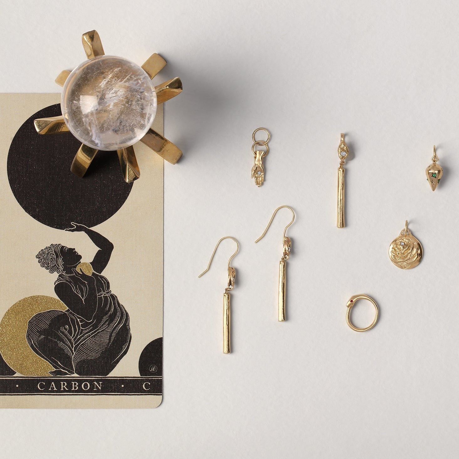 Fine Talisman Collection earrings Illumination Candle Drop Earrings