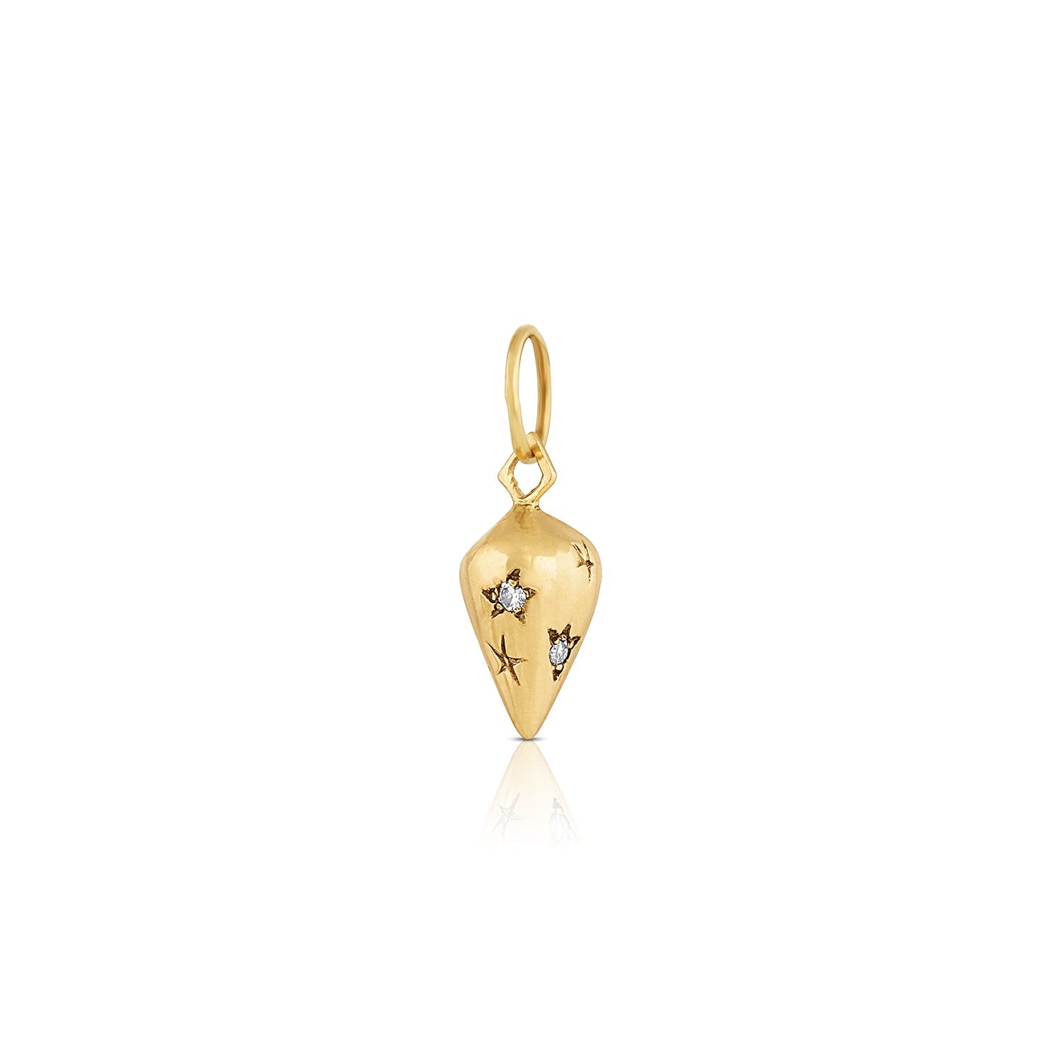 Fine Talisman Collection pendants and charms Pendulum talisman necklace | black diamonds