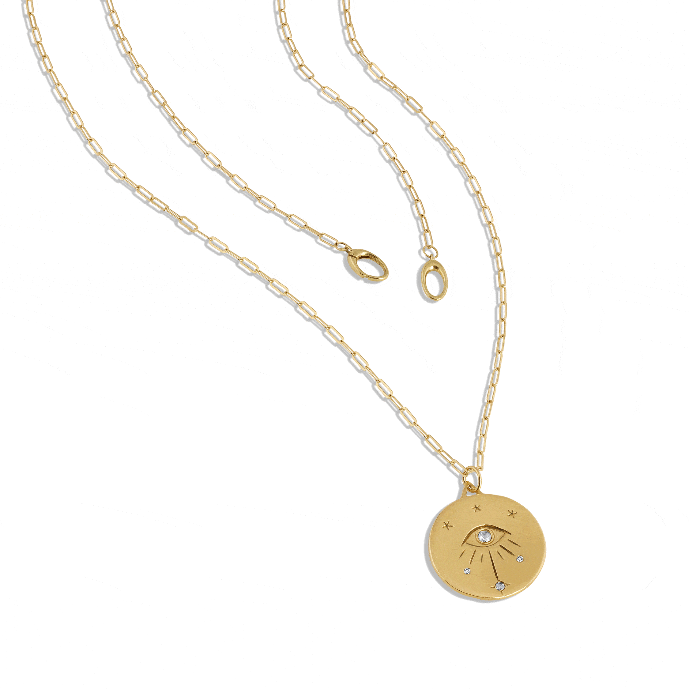 Fine Talisman Collection pendants and charms Pendulum talisman necklace | emeralds