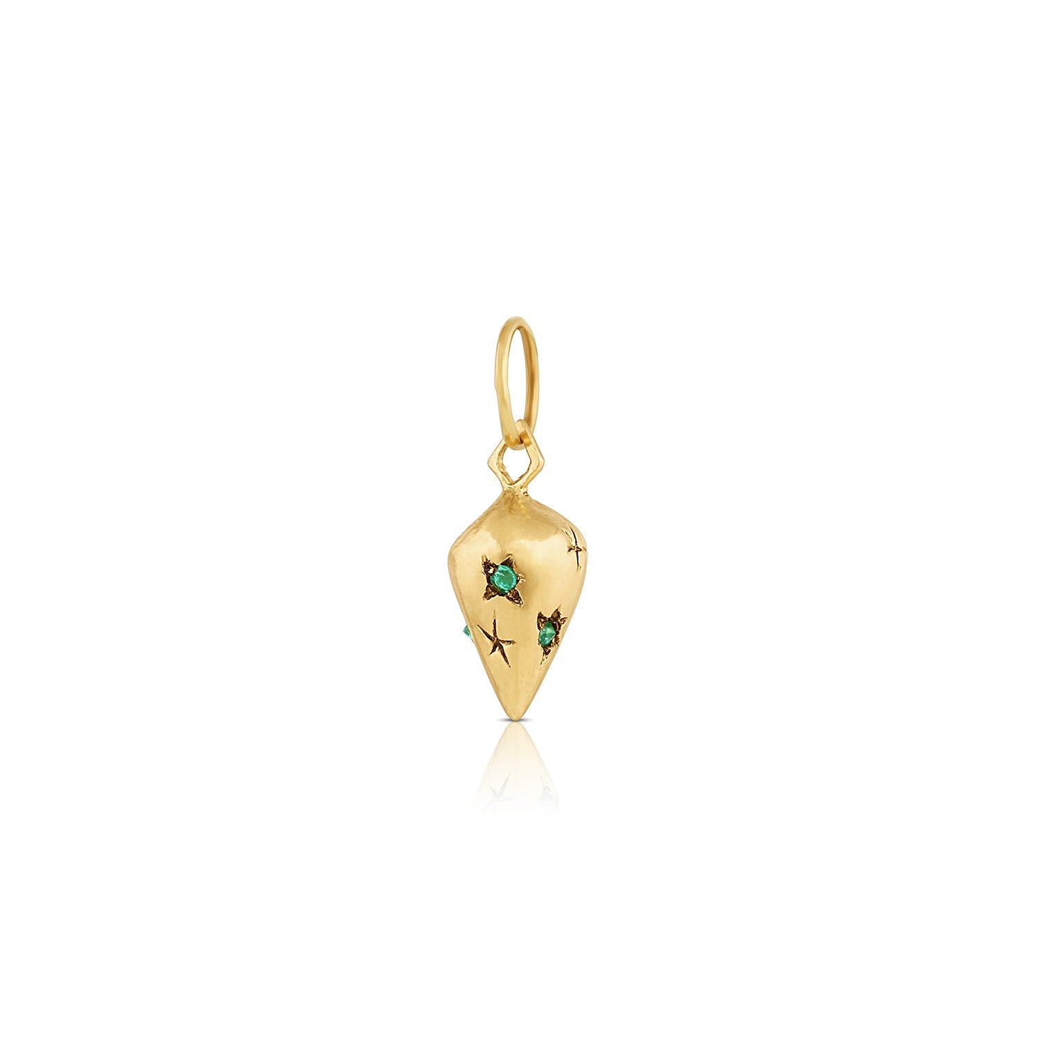 Fine Talisman Collection pendants and charms pendant only [no chain] Pendulum talisman necklace | emeralds