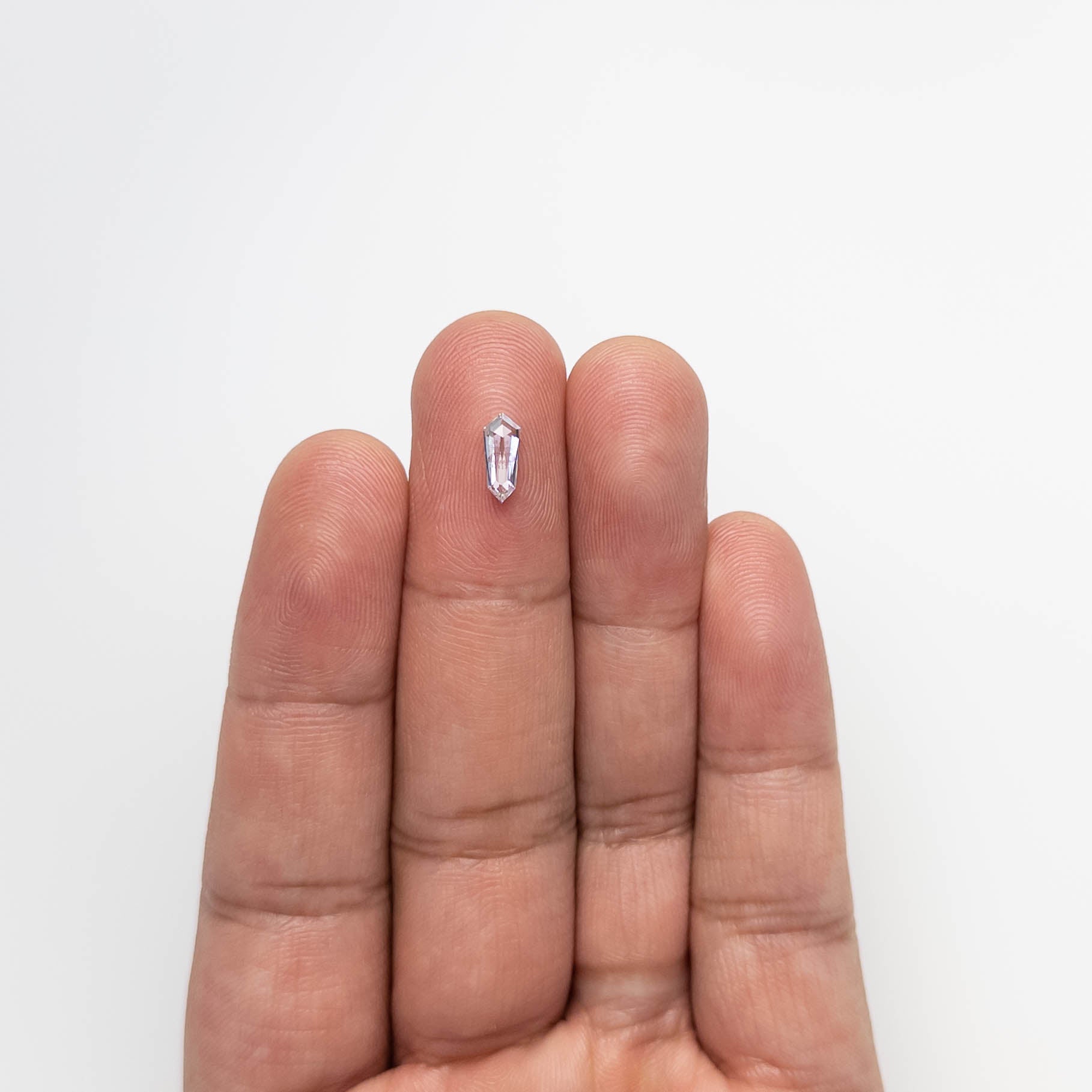 White light Shield Rose cut Diamond - 12th HOUSE